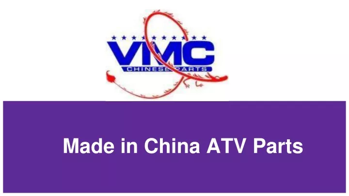 made in china atv parts