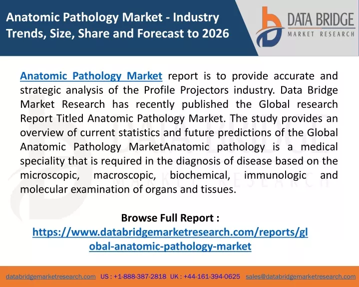 anatomic pathology market industry trends size