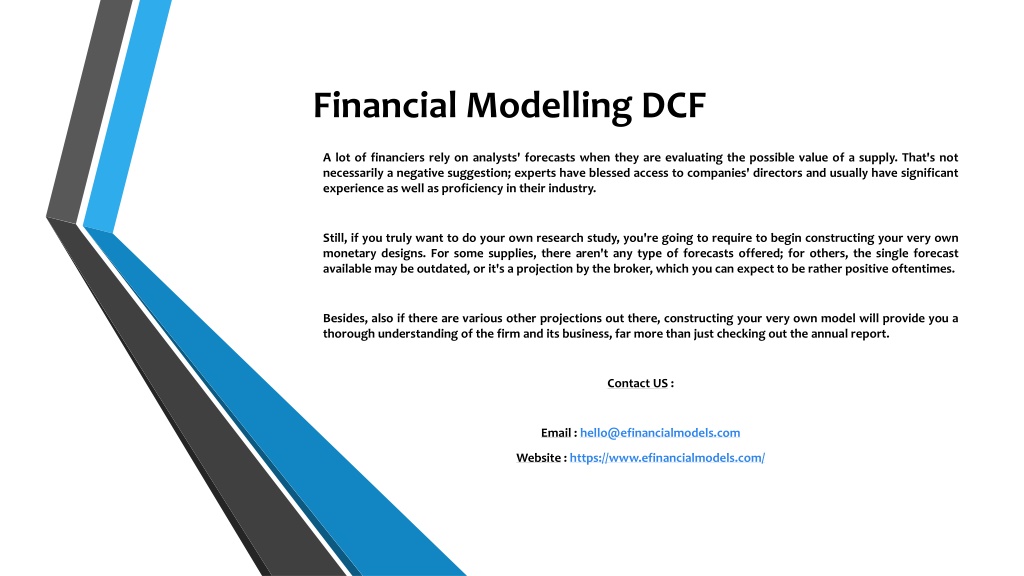PPT - Financial Modelling DCF PowerPoint Presentation, free download ...