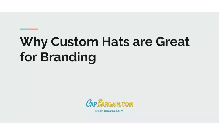 why custom hats are great for branding