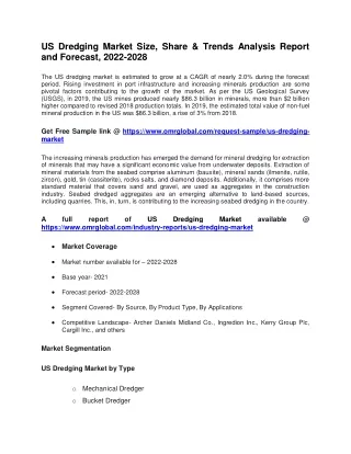us dredging market size share trends analysis