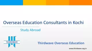 Overseas Education Consultants in Kochi: Study Abroad