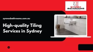 High-quality Tiling Services in Sydney