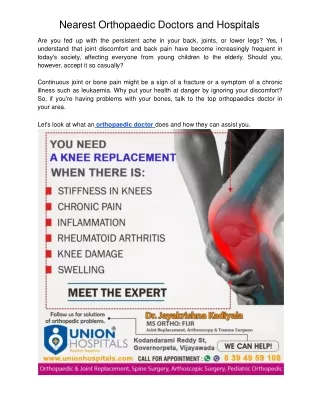 Nearest Orthopedic Doctors and Hospitals-converted