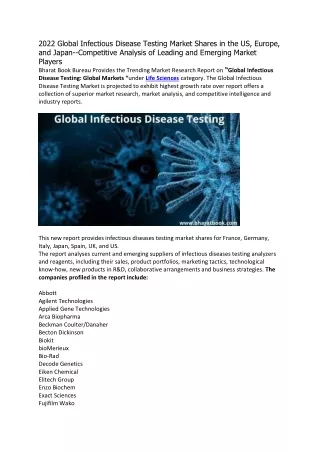 2022 global infectious disease testing market