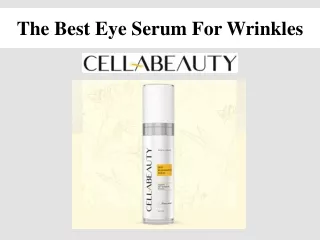 The Best Eye Serum For Wrinkles
