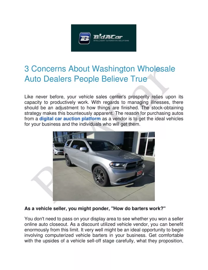 3 concerns about washington wholesale auto