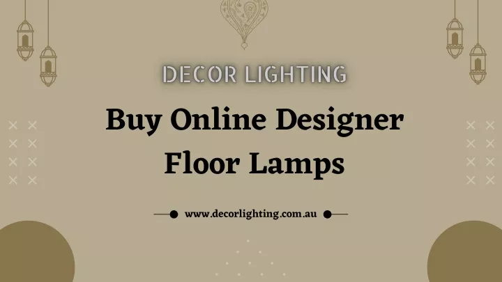buy online designer floor lamps