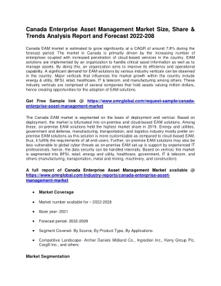 canada enterprise asset management market size
