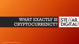 what exactly is cryptocurrency