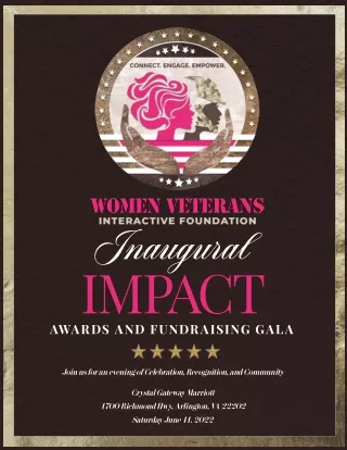 The Inaugural Nolij Consulting Women Veterans IMPACT Awards and Fundraising Gala