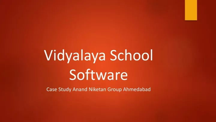 vidyalaya school software