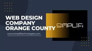 Website Design Orange County California | Simplifi Technologies