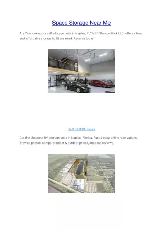 space storage near me