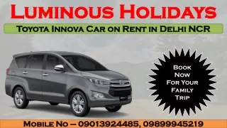 Toyota Innova Car on Rent in Delhi