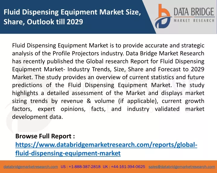 fluid dispensing equipment market size share