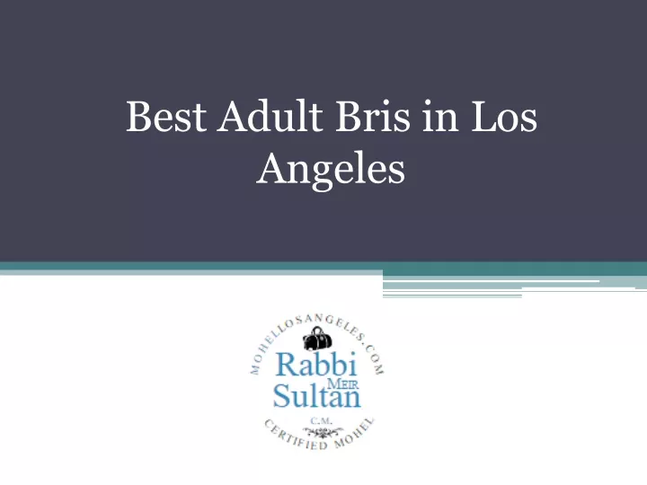 best adult bris in los angeles