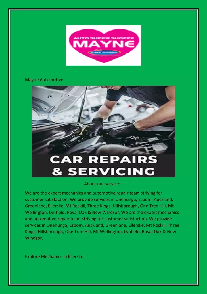 mayne automotive