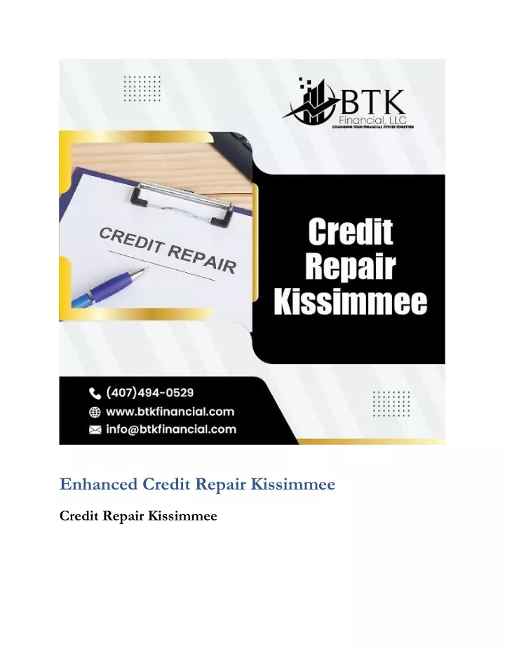 enhanced credit repair kissimmee