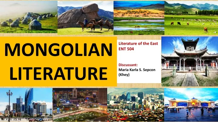 mongolian literature