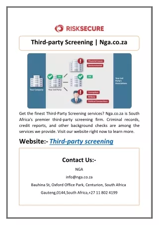 third party screening nga co za