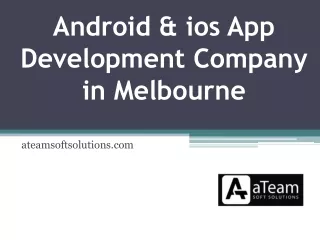 Android App Development Company Melbourne
