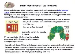 Virtual French classes for Babies – Pre-schooler French Classes - French classes for parents and children