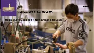 Buy Casual Handmade Trouser For Mens | Lawrence Trousers