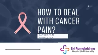 Cancer pain treatment Coimbatore