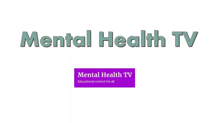 mental health tv
