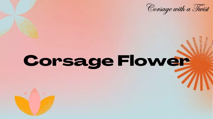corsage flower