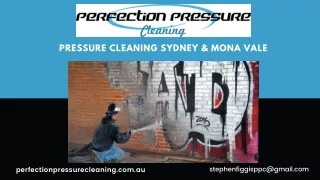 Pressure Cleaning Sydney & Mona Vale