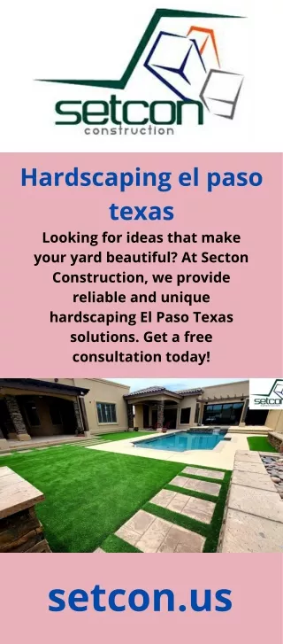 hardscaping el paso texas