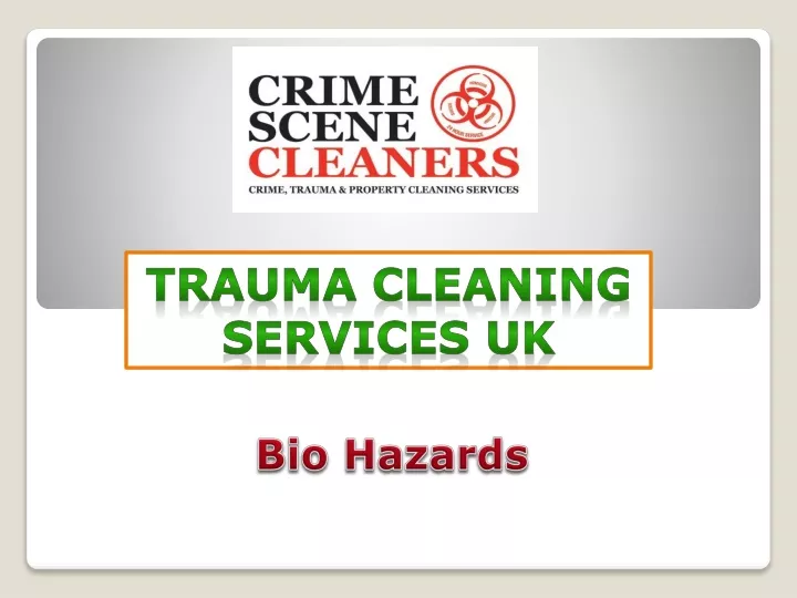 trauma cleaning services uk