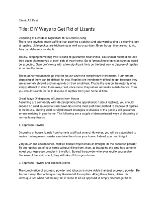 client az pest title diy ways