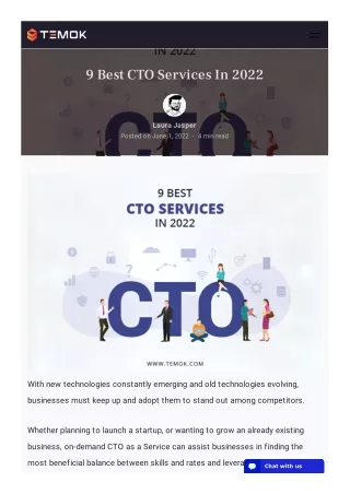 9 best cto services in 2022