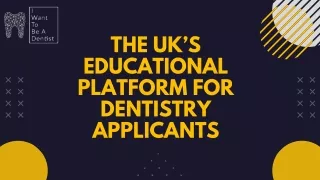 Dental School Requirement - I Want To Be A Dentist