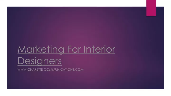 marketing for interior designers