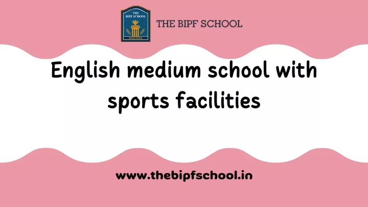 english medium school with sports facilities