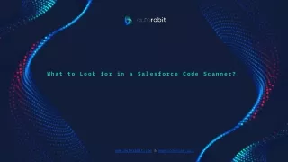 What to Look for in a Salesforce Code Scanner