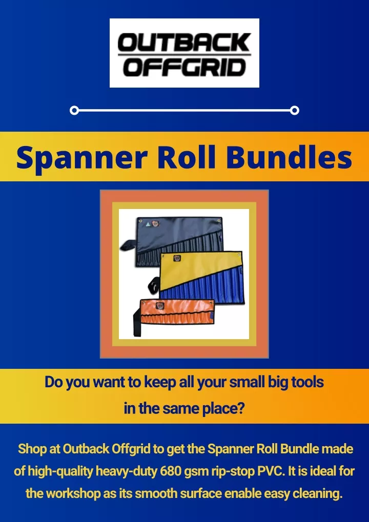 spanner roll bundles