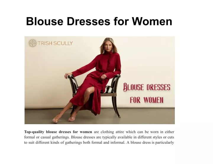 blouse dresses for women