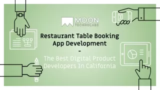 restaurant table booking app development the best