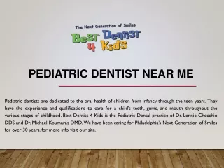 The Best Children’s Dentist in Town