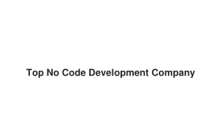 top no code development company