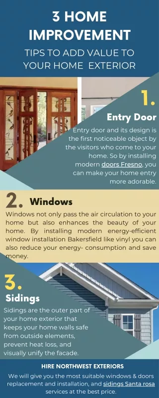 Home Improvement Tips To Add Value To Your Home Exterior