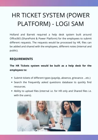 HR TICKET SYSTEM (POWER PLATFORM)