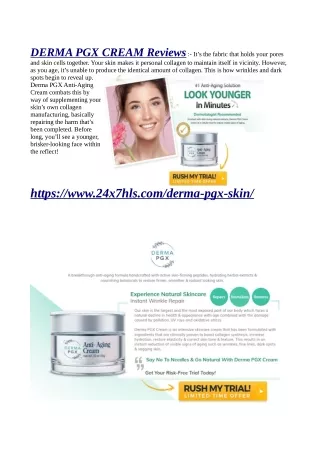 https://www.24x7hls.com/derma-pgx-skin/