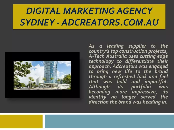 digital marketing agency sydney adcreators com au