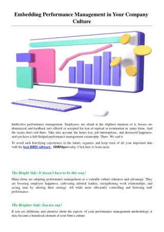 embedding performance management in your company